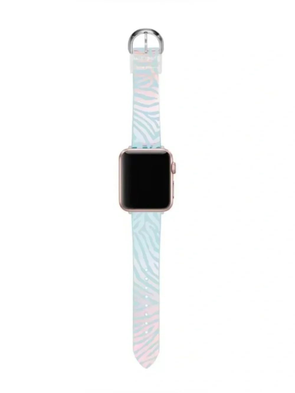 NIB Kate Spade Blue Zebra Apple Watch Samsung Galaxy Watch Band Strap 38/40/41mm